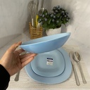 Diwali Light Blue Assiette Creuse 20Cm