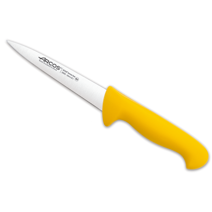 2900 Couteau De Boucher Jaune 160 Mm