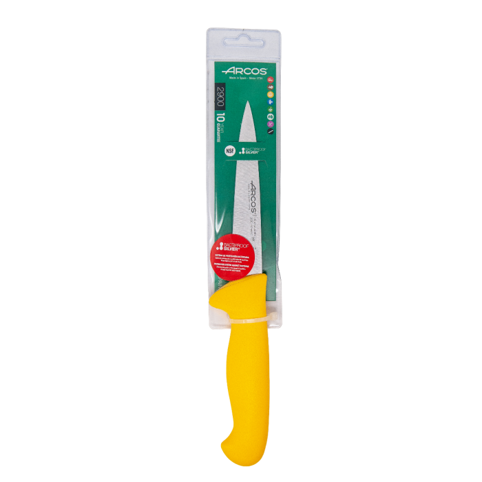 2900 Couteau De Boucher Jaune 160 Mm