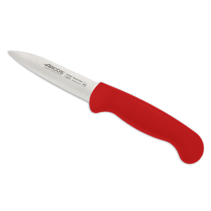 2900 Couteau Office Rouge 100Mm