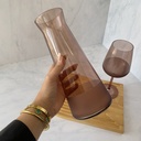 carafe matte amber