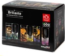 BRILLANTE SET 6 PCS VERRE HB COULEUR 