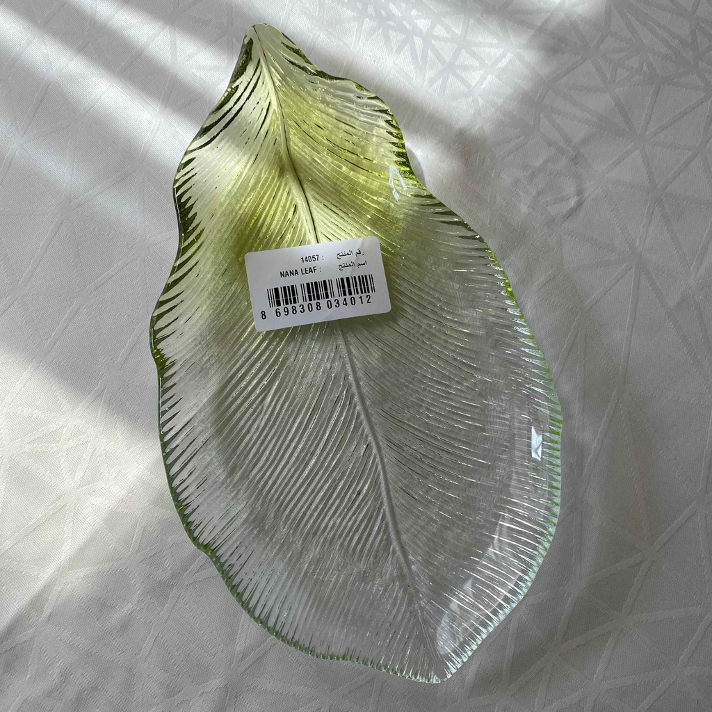 Nana Leaf Assiette Verte 24Cm