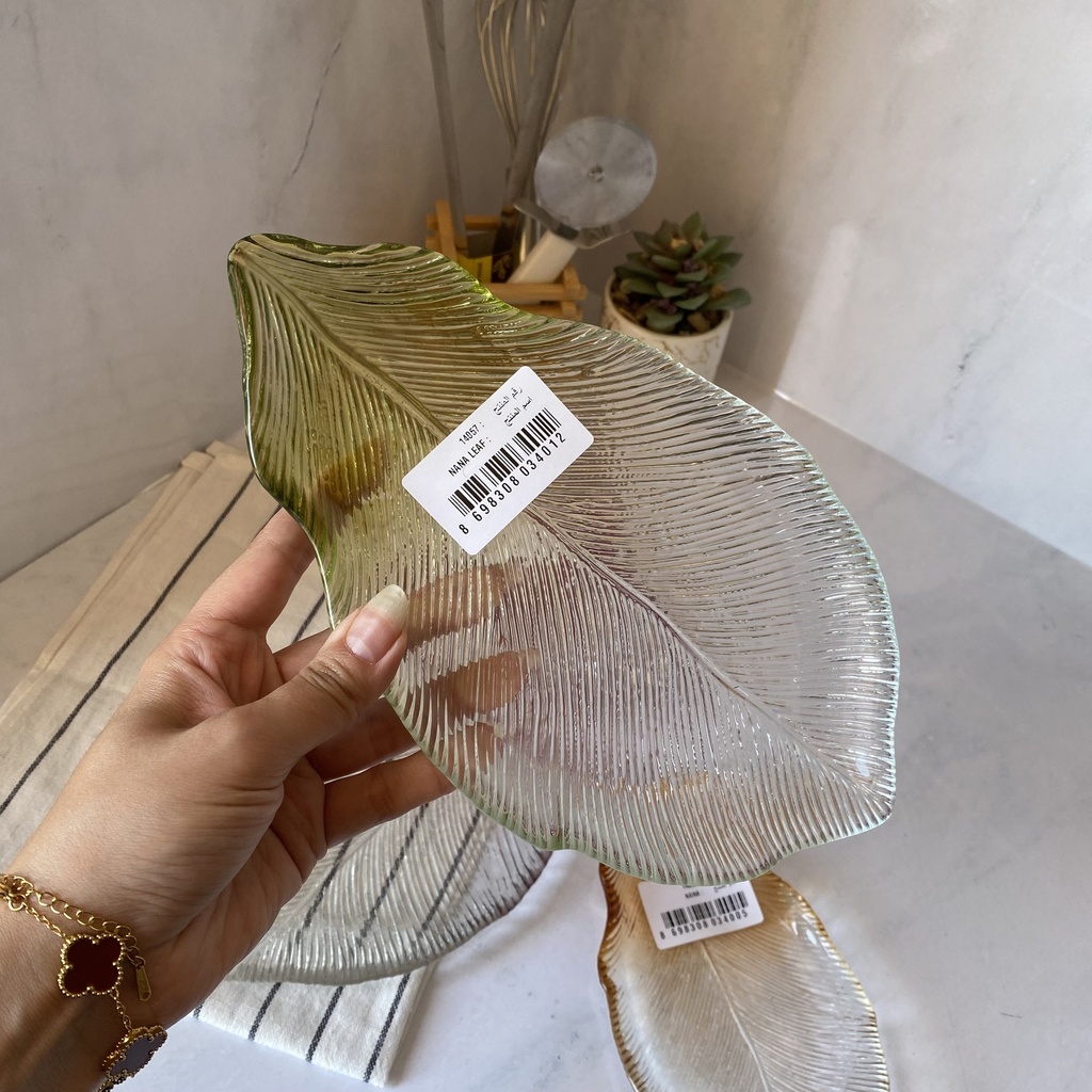 Nana Leaf Assiette Verte 24Cm
