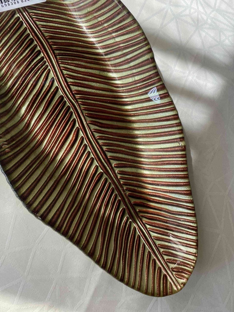 Leaf Assiette Verte 36Cm