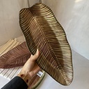 Leaf Assiette Verte 36Cm