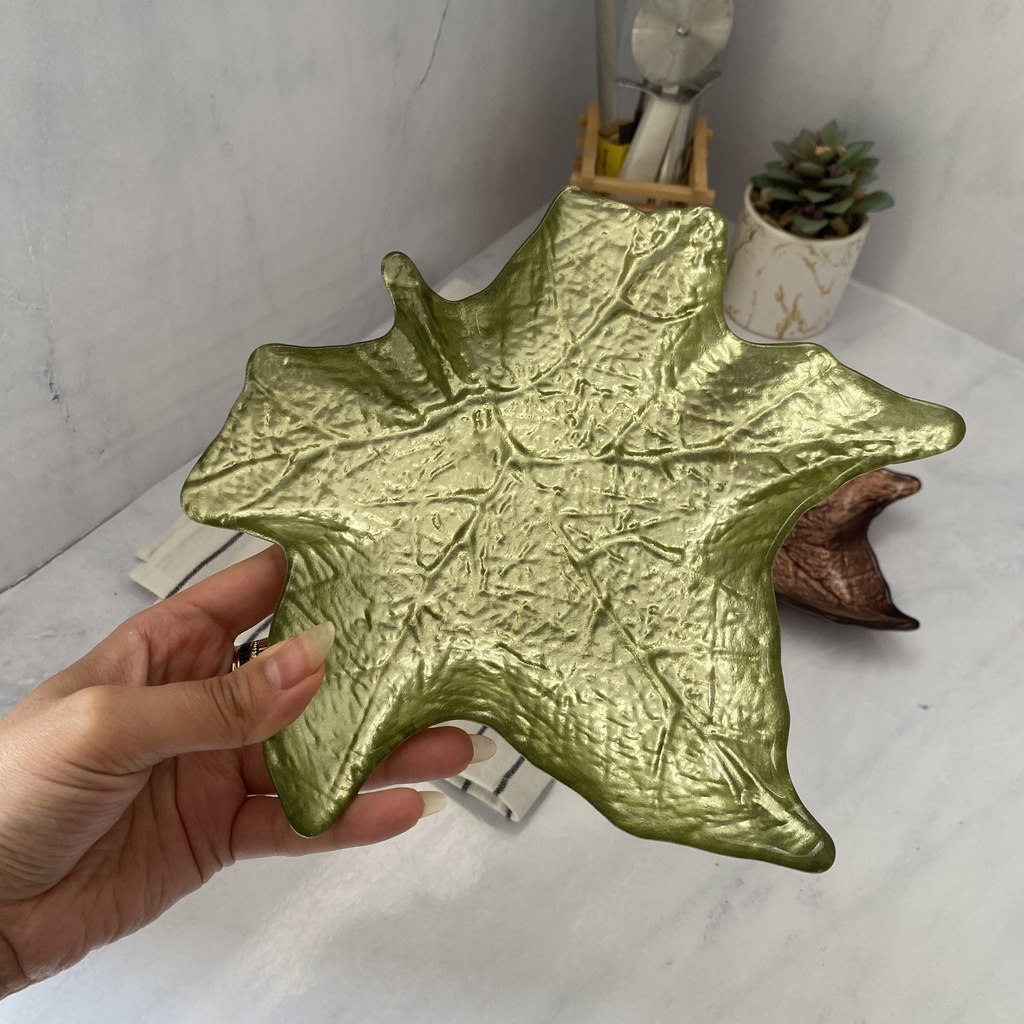 Grape Line Assiette Verte 21Cm