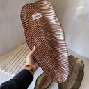 Leaf Assiette Rose 42Cm