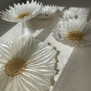 Fleur Assiette Pearl White 32Cm