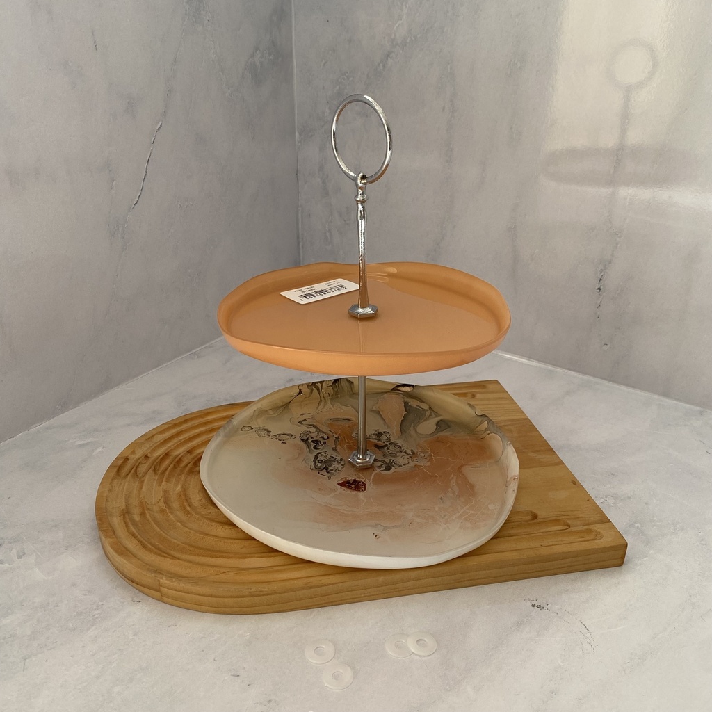 Istanbul Assiette Saumon Marbre 18-21Cm