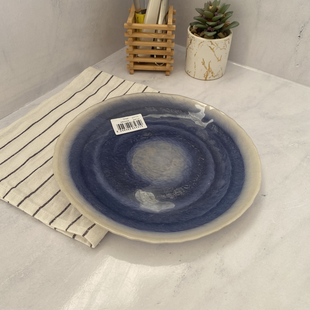 Kronos Assiette Blue 28Cm