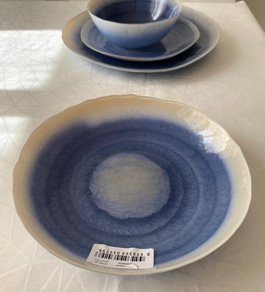 Kronos Assiette Creuse Blue 21Cm
