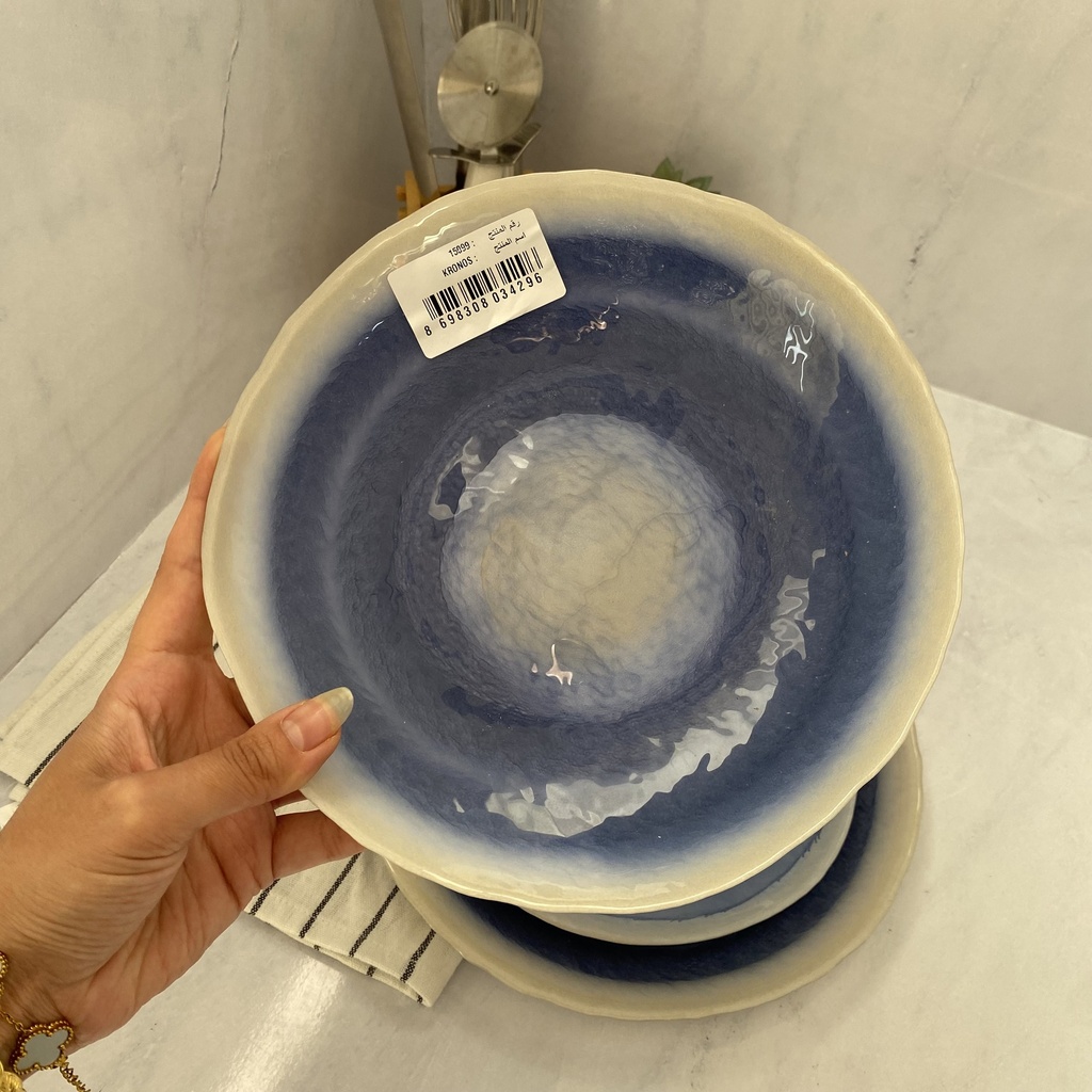 Kronos Assiette Creuse Blue 21Cm