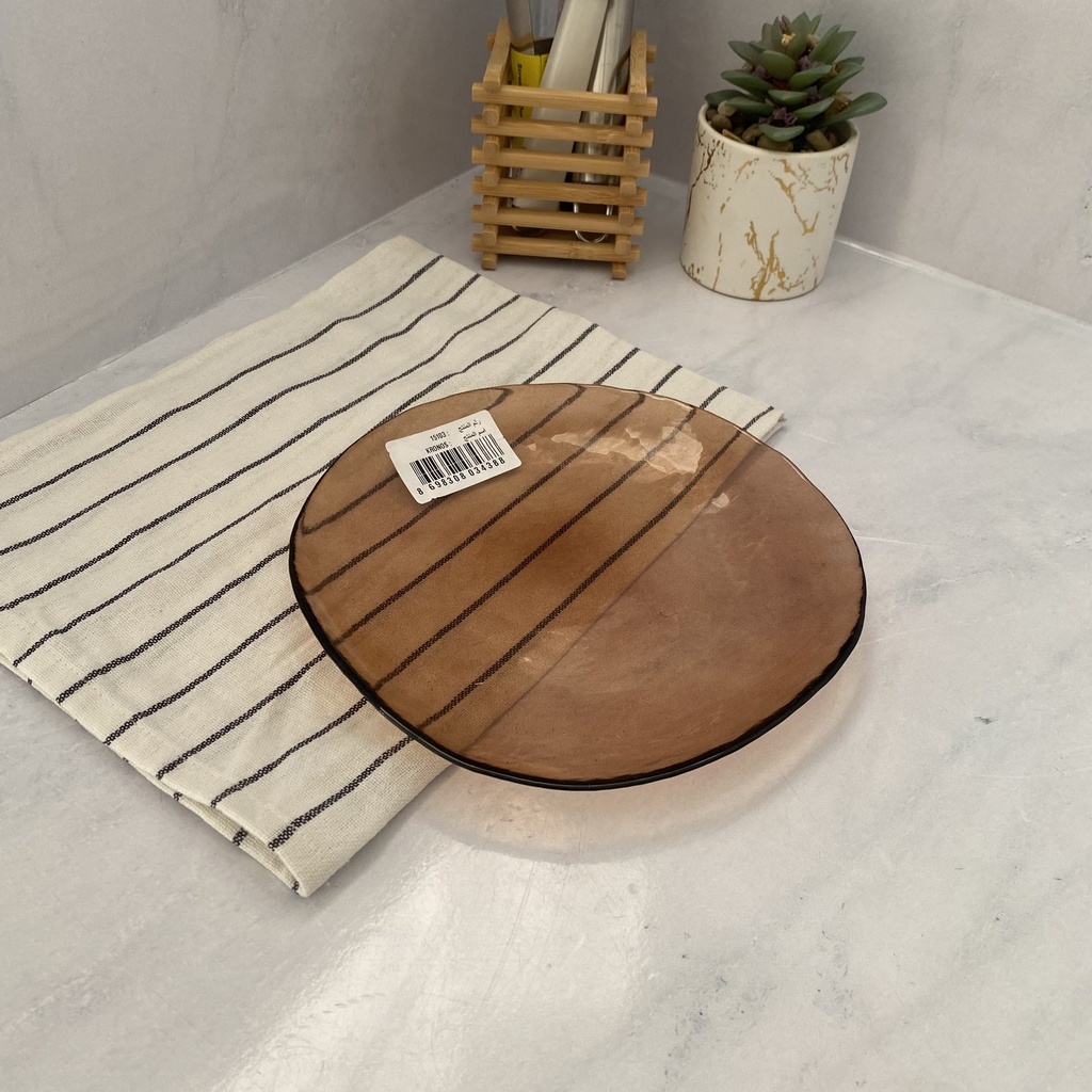 Kronos Assiette Dessert Marron 21Cm