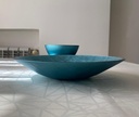 Textile Assiette Creuse Metalic Blue 21Cm