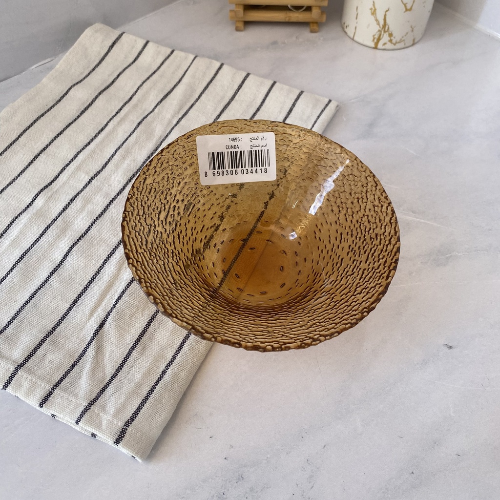 Cunda Bol Amber 15Cm