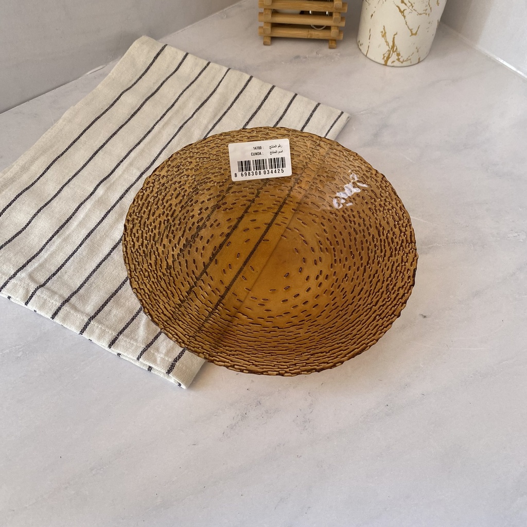 Cunda Assiette Creuse Amber 21Cm