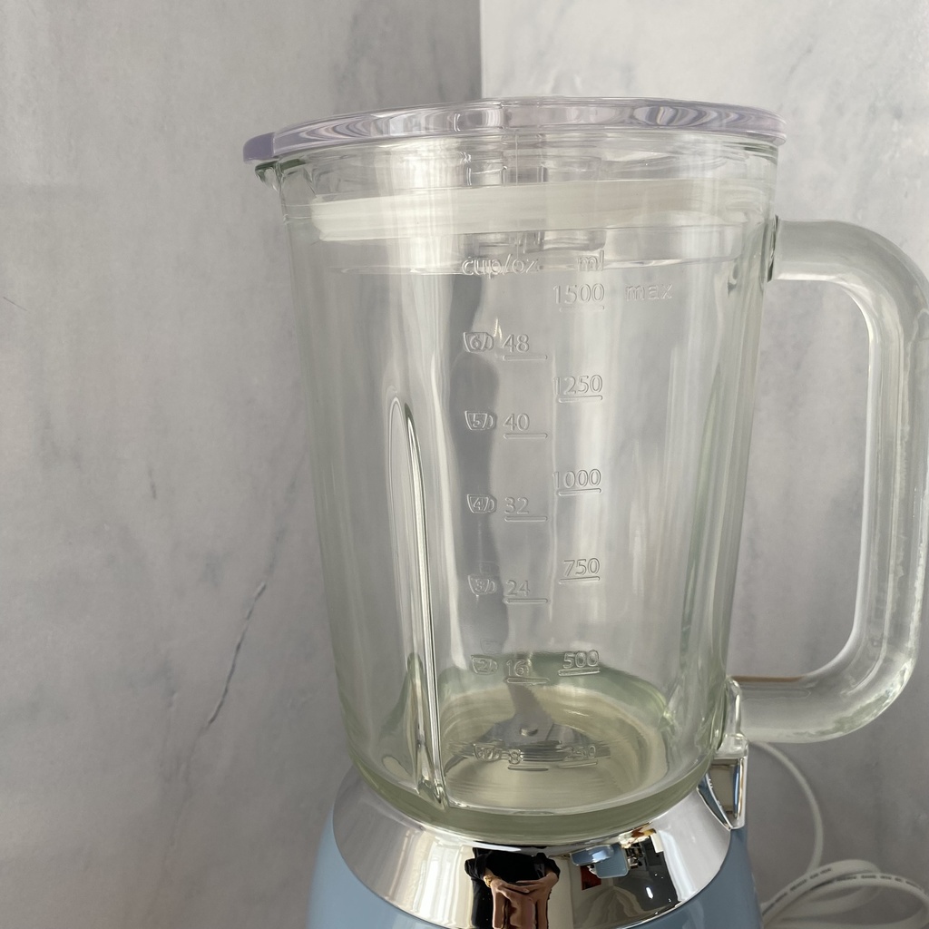 Vintage Blender Bocal En Verre 1.5L Bleu
