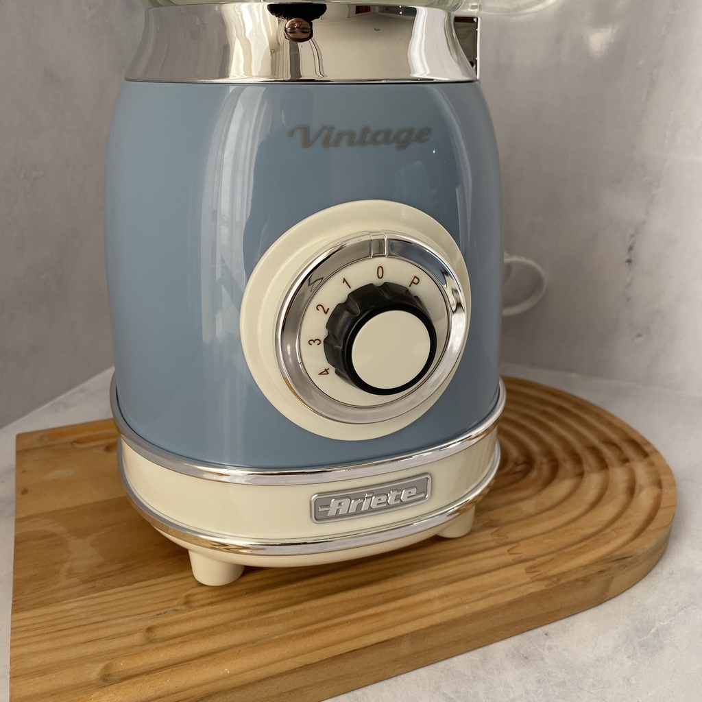 Vintage Blender Bocal En Verre 1.5L Bleu
