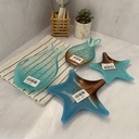 Fika Assiette Turquoise 25Cm