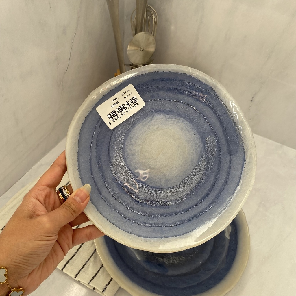 Kronos Assiette Dessert Blue 20Cm