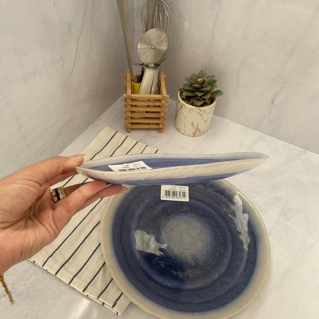 Kronos Assiette Dessert Blue 20Cm