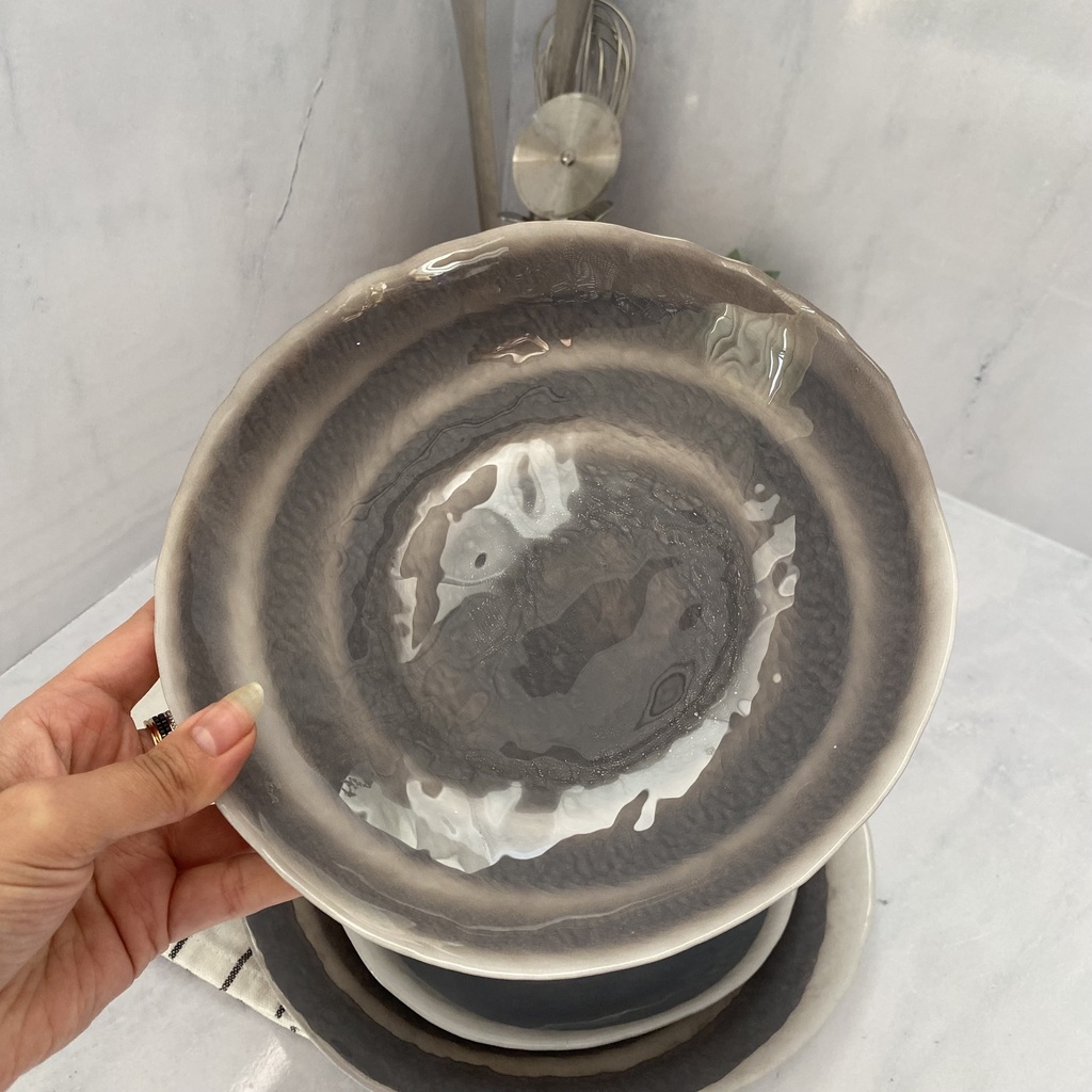 Kronos Assiette Creuse Beige 21Cm