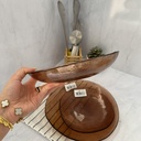 Kronos Assiette Creuse Marron 21Cm