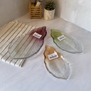 Nana Leaf Assiette Rose 29Cm