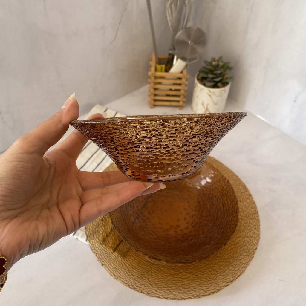 Cunda Bol Amber 15Cm