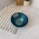 Textile Bol Metalic Blue 15Cm