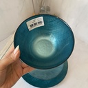 Textile Bol Metalic Blue 15Cm