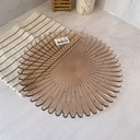 Piu Assiette Plate Champagne Transparent 32Cm 