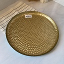 Sahra Assiette Turquoise 32Cm INSIDE GOLD 