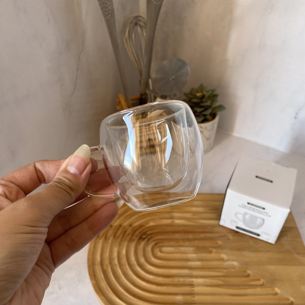 Tasse A Double Paroi Avec Anse 80ml
