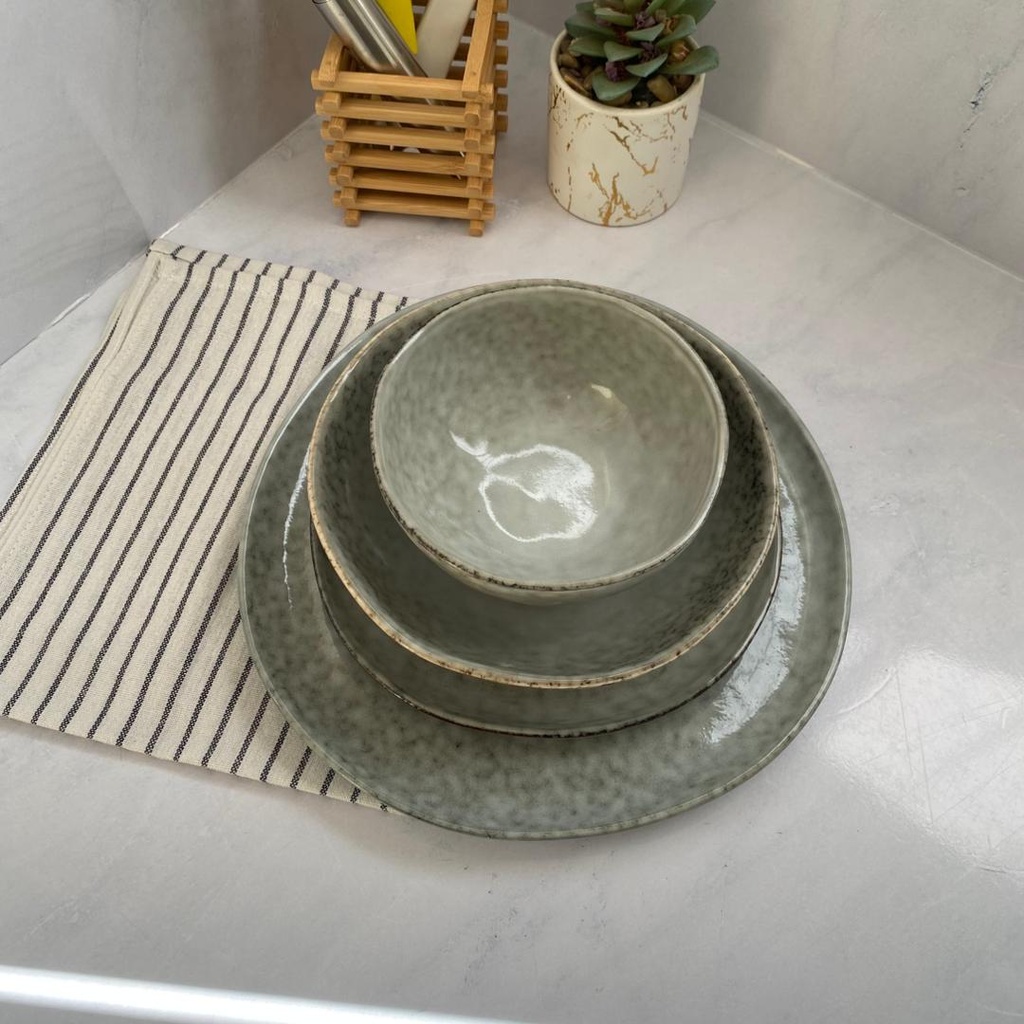 Service A Table 24 Pieces Gris