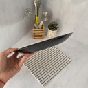 Zoe Black Assiette Plate 25Cm