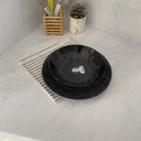 Zoe Black Assiette A Dessert 18Cm