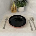 Vicky Noir Terracotta Assiette 21Cm