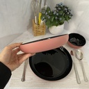 Vicky Noir Terracotta Assiette 21Cm