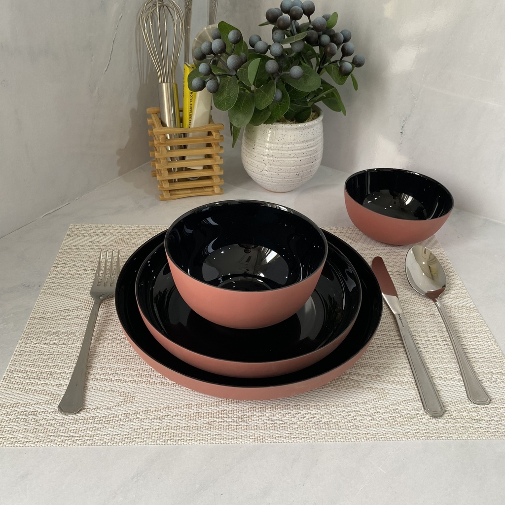Vicky Noir Terracotta Assiette 21Cm
