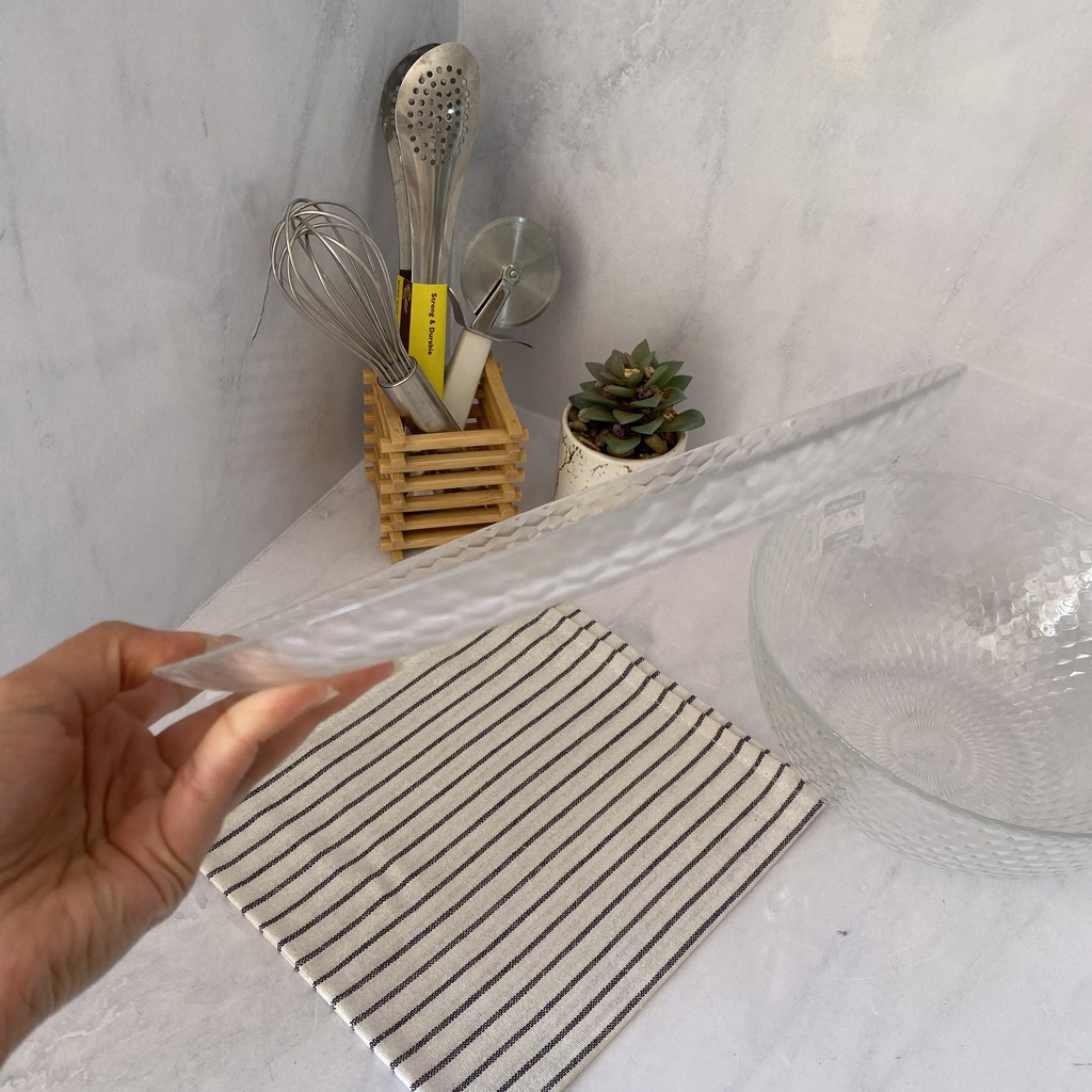 Pampille Clear Assiette Plate 25 Cm