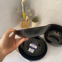 Pampille Noir Assiette Creuse 20Cm