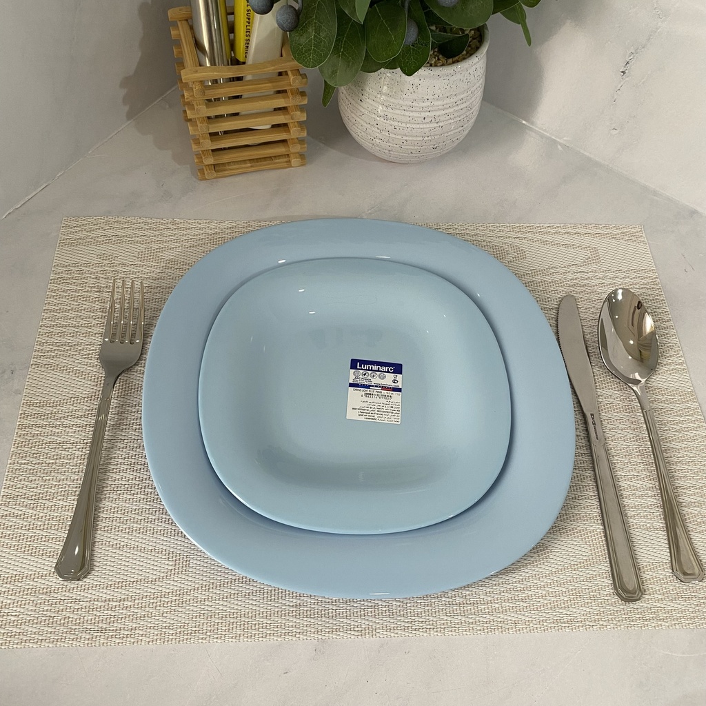 Carine Light Blue Assiette Plate 27Cm