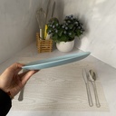 Diwali Assiette Plate 25 CM Paradise Blue