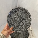 Assiette A Dessert Grise Midnight