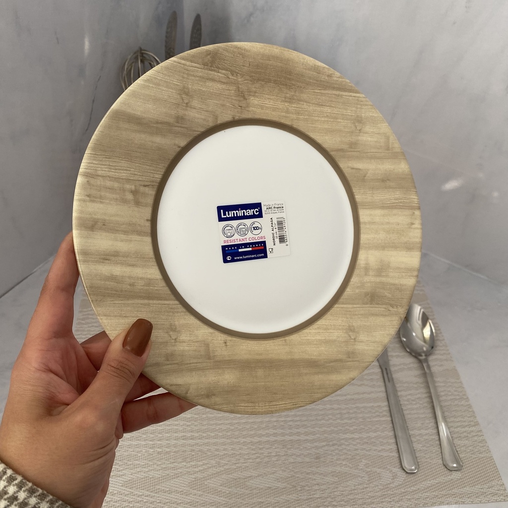 Nordic Alpaga Assiette Dessert 22 Cm