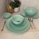 Diwali Light Turquoise Assiette Plate 25 Cm