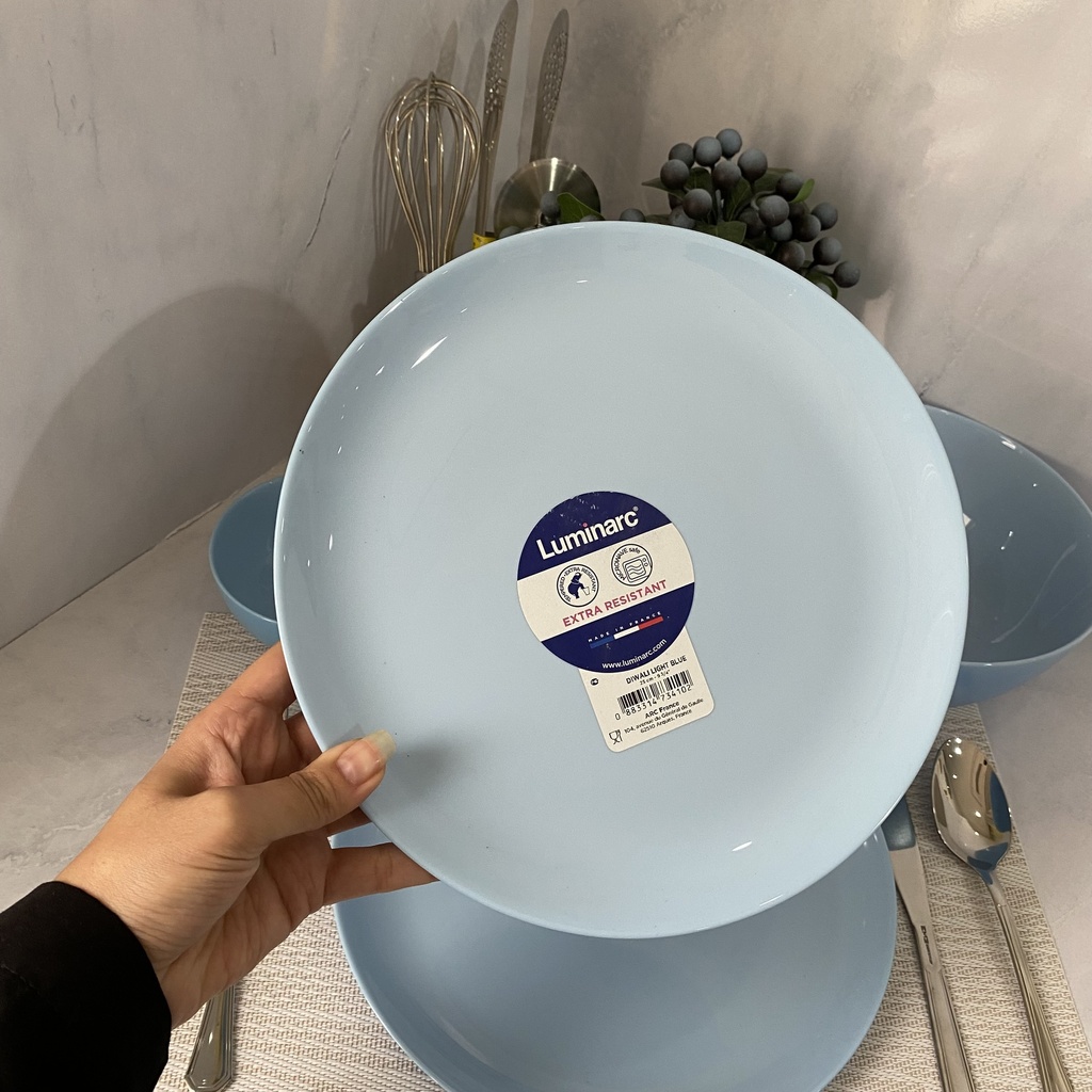 Diwali Light Blue Assiette Plate 25Cm