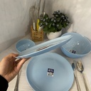 Diwali Light Blue Assiette Plate 25Cm